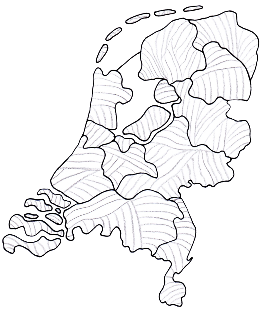 Kaart van Nederland